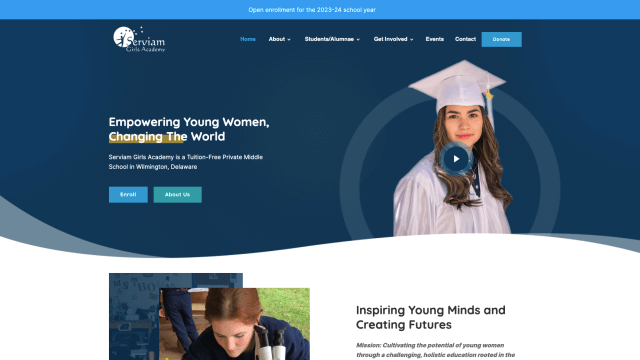 Serviam Website
